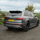 Upper Rear Spoiler In Gloss Black For Audi Q7 S-line 2016+