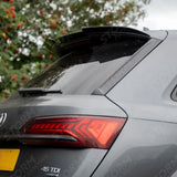 Upper Rear Spoiler In Gloss Black For Audi Q7 S-line 2016+