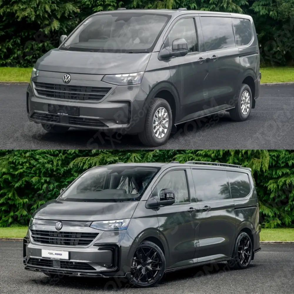 V1 Premium Aero Kit In Gloss Black For Volkswagen Transporter T7 SWB 2025 on