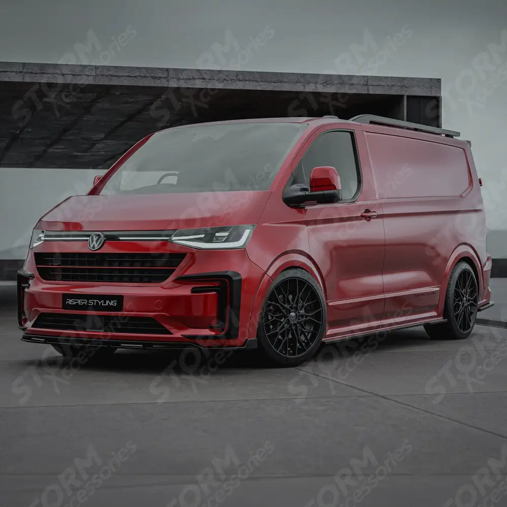 V1 Premium Aero Kit In Gloss Black For Volkswagen Transporter T7 SWB 2025 on
