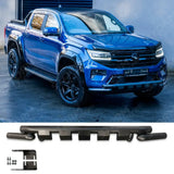 V2 Black Powder Coat Front Spoiler Bar For Vw Amarok 2023 On