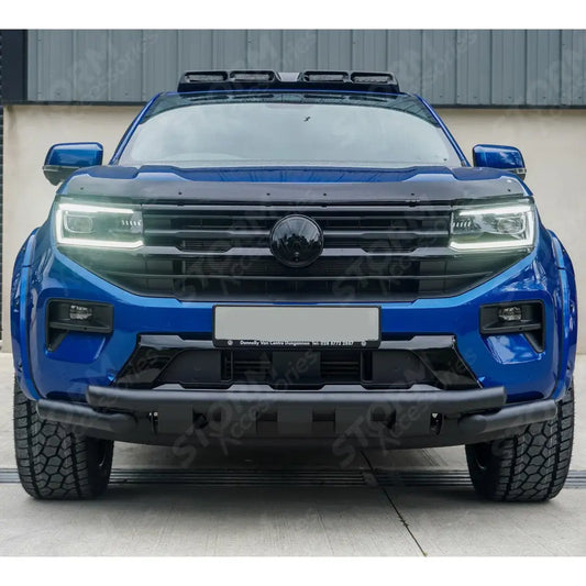 V2 Black Powder Coat Front Spoiler Bar For Vw Amarok 2023 On