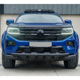 V2 Black Powder Coat Front Spoiler Bar For Vw Amarok 2023 On