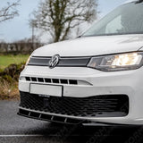 V2 Front Splitter Gloss Black For Vw Caddy 2021 On