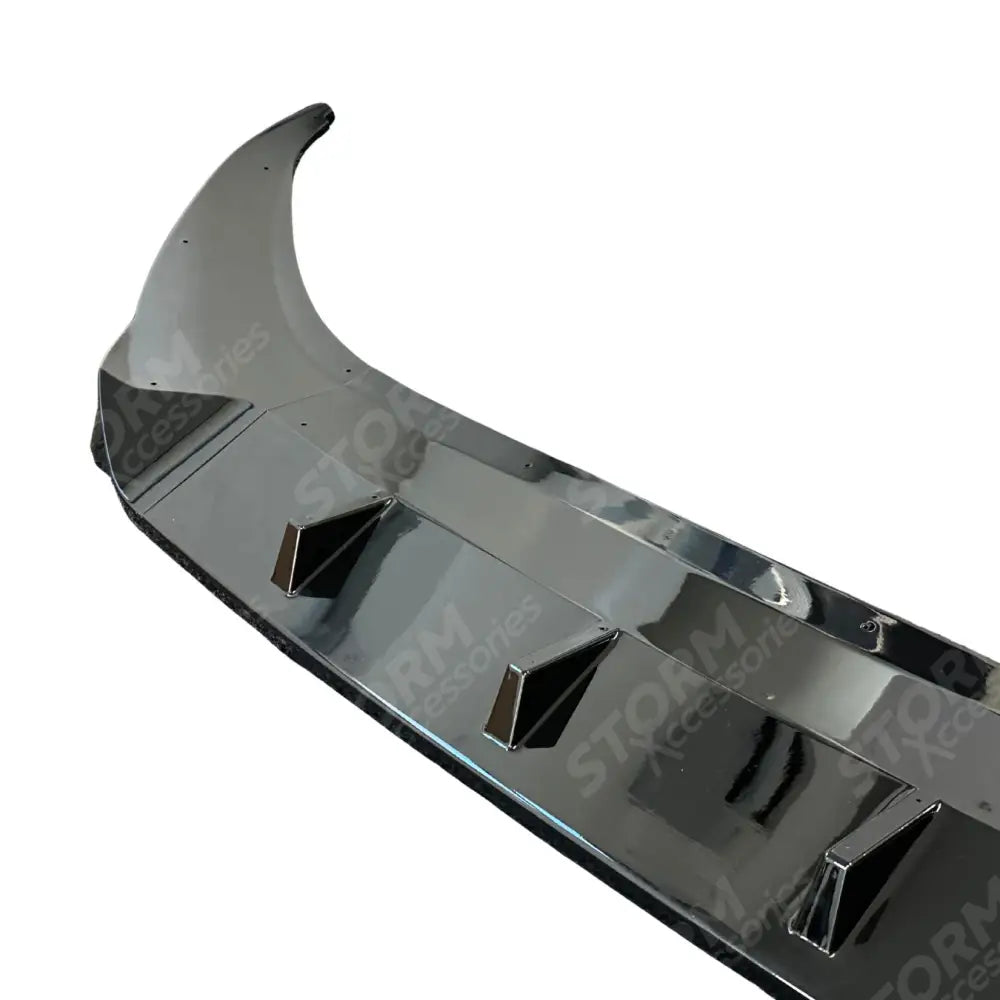 V2 Front Splitter Gloss Black For Vw Caddy 2021 On