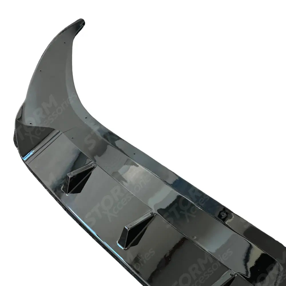 V2 Front Splitter Gloss Black For Vw Caddy 2021 On
