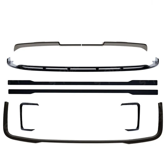 V2 Premium Aero Kit In Gloss Black For Volkswagen Transporter T7 LWB 2025 on