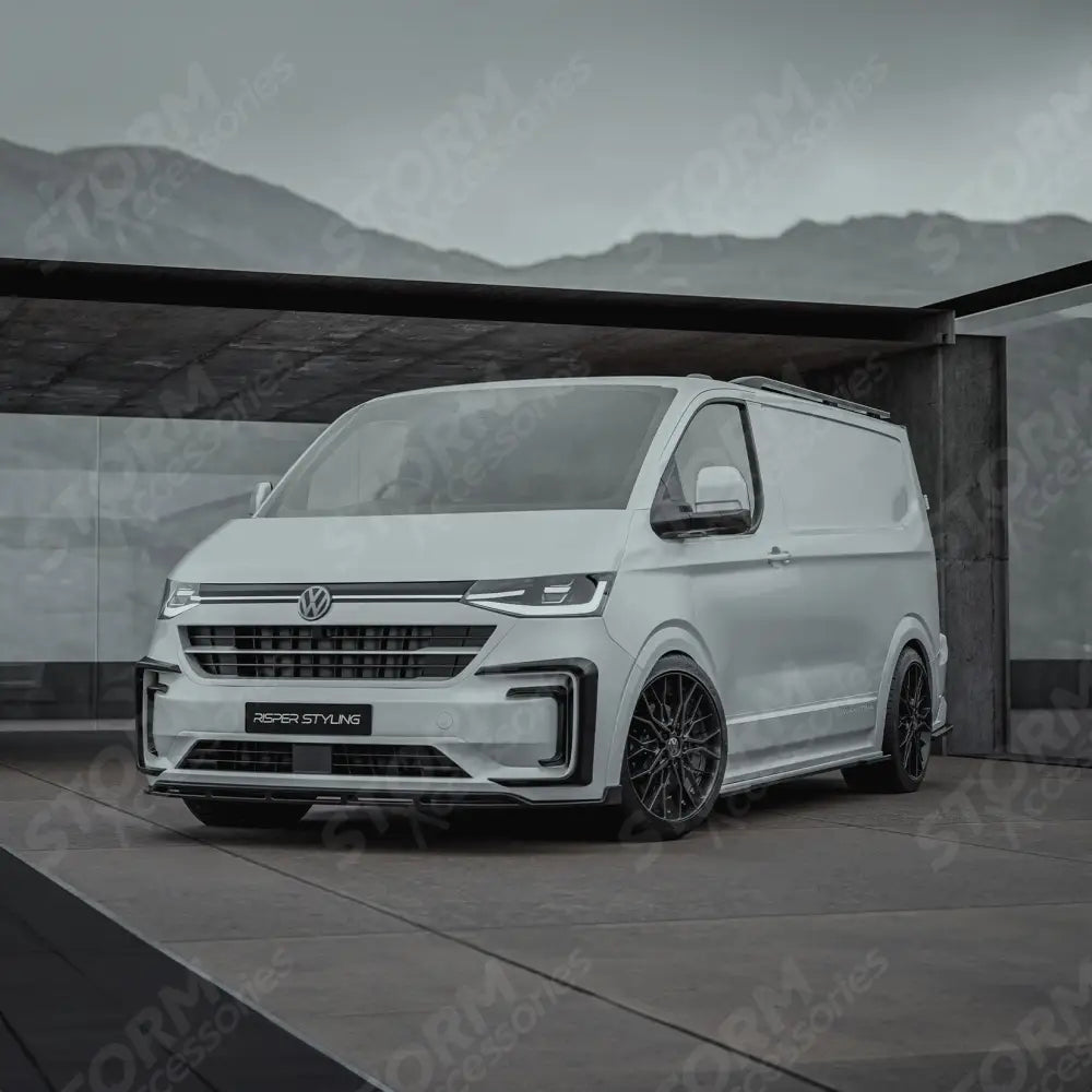 V2 Premium Aero Kit In Gloss Black For Volkswagen Transporter T7 SWB 2025 on