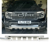 V2 Stainless Steel Front Spoiler Bar For Ford Ranger Raptor 2023 On