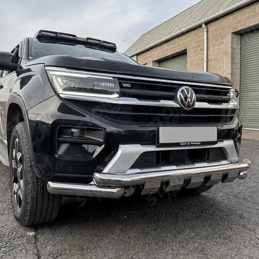 V2 Stainless Steel Front Spoiler Bar For Vw Amarok 2023 On