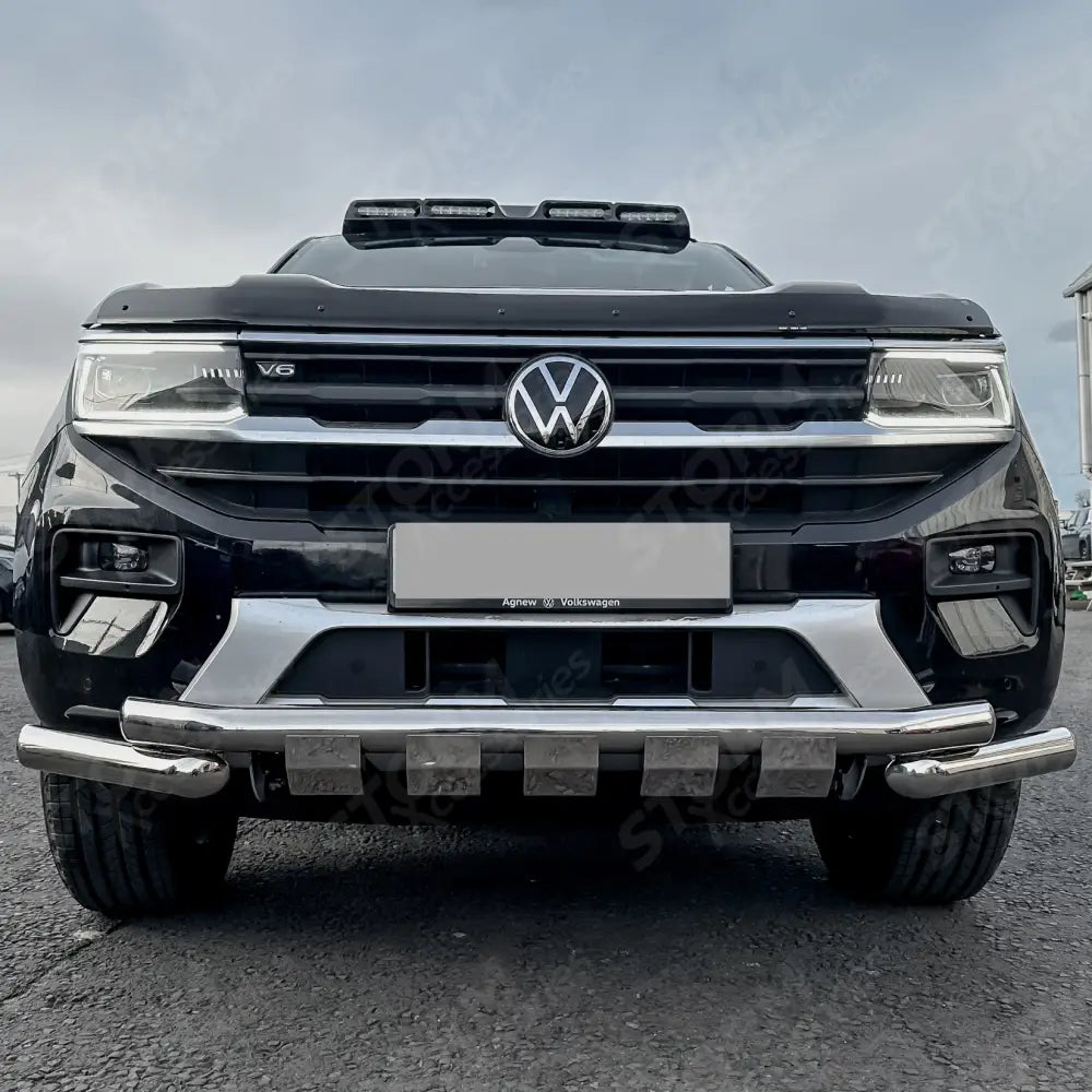 V2 Stainless Steel Front Spoiler Bar For Vw Amarok 2023 On