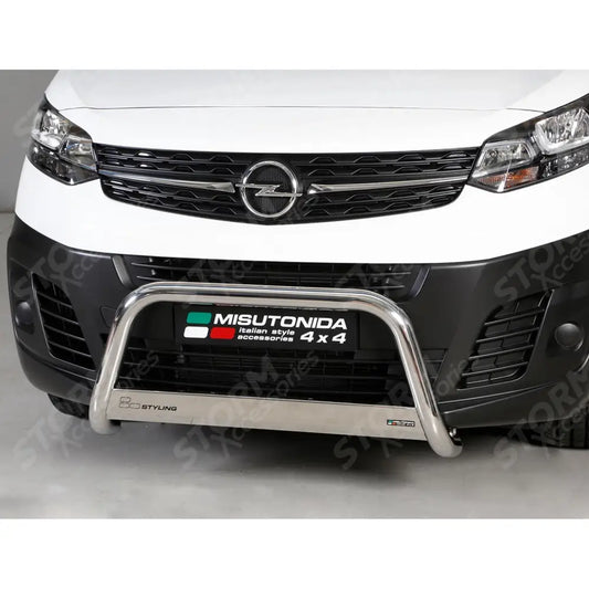 Vauxhall Vivaro 2019 On Misutonida Front A-bar - 63mm - Stainless