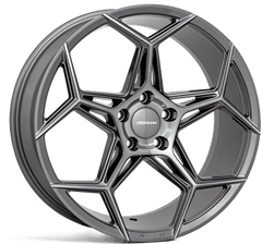 Veemann V-fs40 20x8.5 5x120 Et35 Cb72.56 - Graphite Smoke Machined