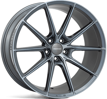 Veemann - V-fs48 20x8.5 5x120 Et35 Cb75.56 - Graphite Smoke Machined