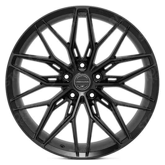 Veemann MF-Z5 19X8.5 5X112 ET42 Gloss Black Standard Concave - Qty 1