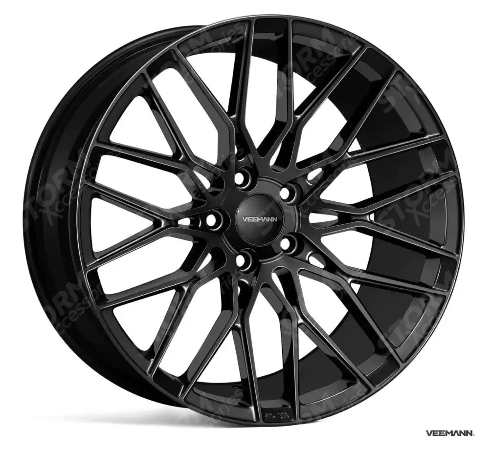Veemann V-fs34 5x120 20 Inch Alloys Gloss Black - 20x8.5 - Qty 1