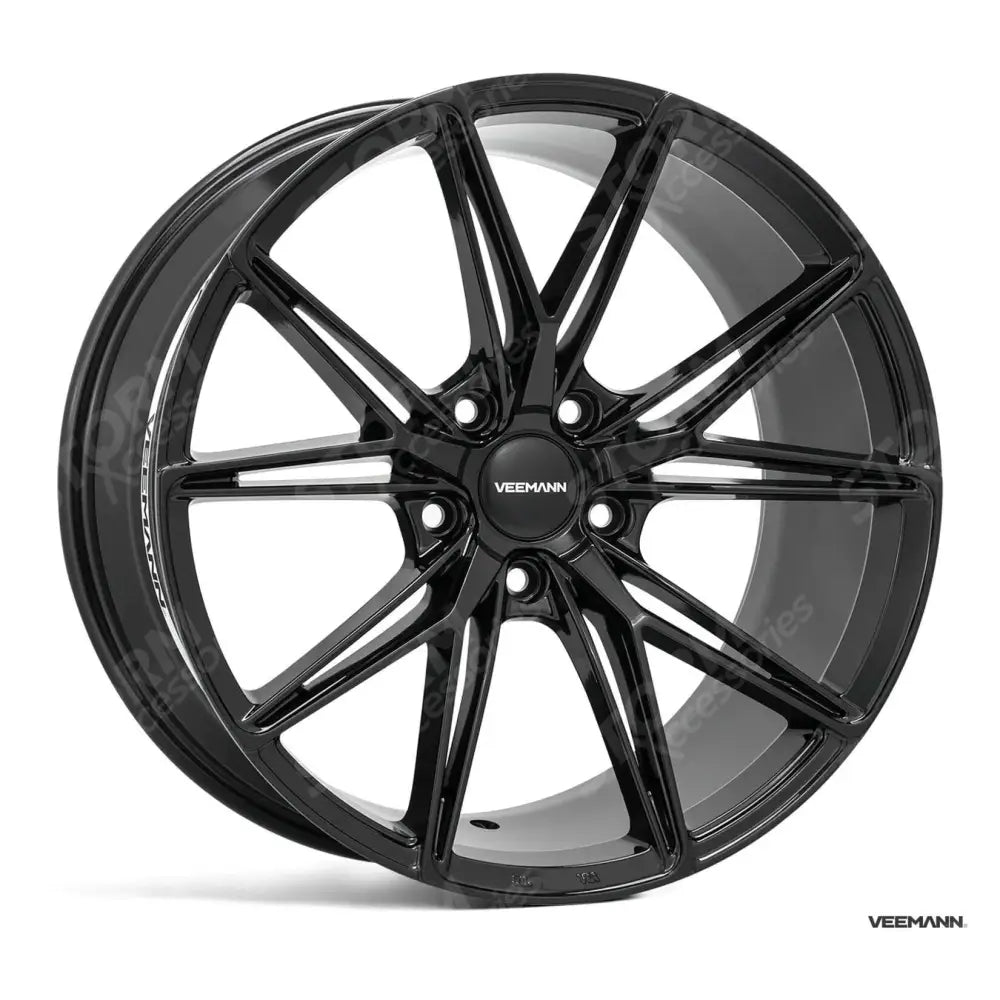 Veemann V-fs49 19 Inch Alloy Wheels - 5x112 Gloss Black - Qty 1