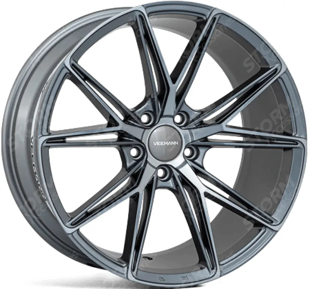 Veemann V-fs49 20x8.5 5x120 Et35 Cb75.56 - Graphite Smoke Machined