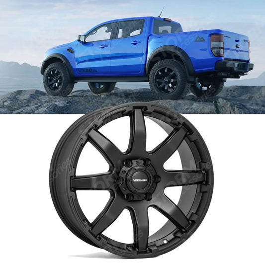 Veemann Vx20 20 Inch Alloy Matte Black Deep Concave - 6x139.7 Et12
