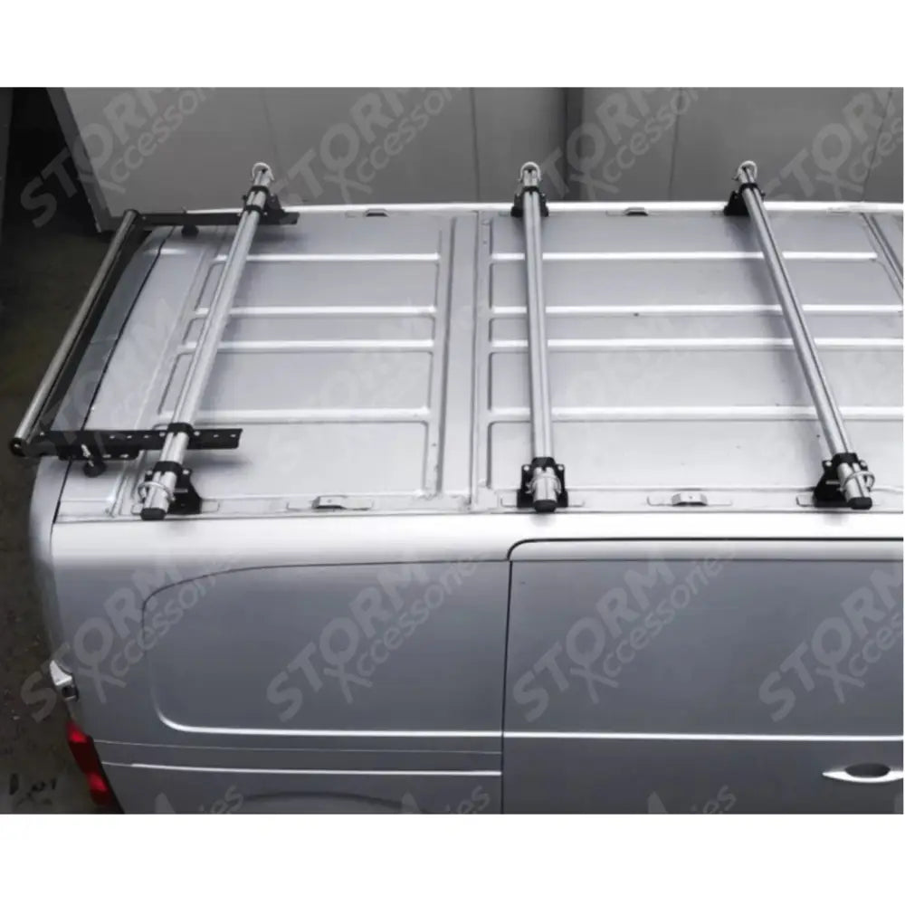 Vivaro 2019 On Multipack Ridgerack Silver Roof Rack Crossbars With Roller And Load Stops