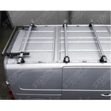 Vivaro 2019 On Multipack Ridgerack Silver Roof Rack Crossbars With Roller And Load Stops