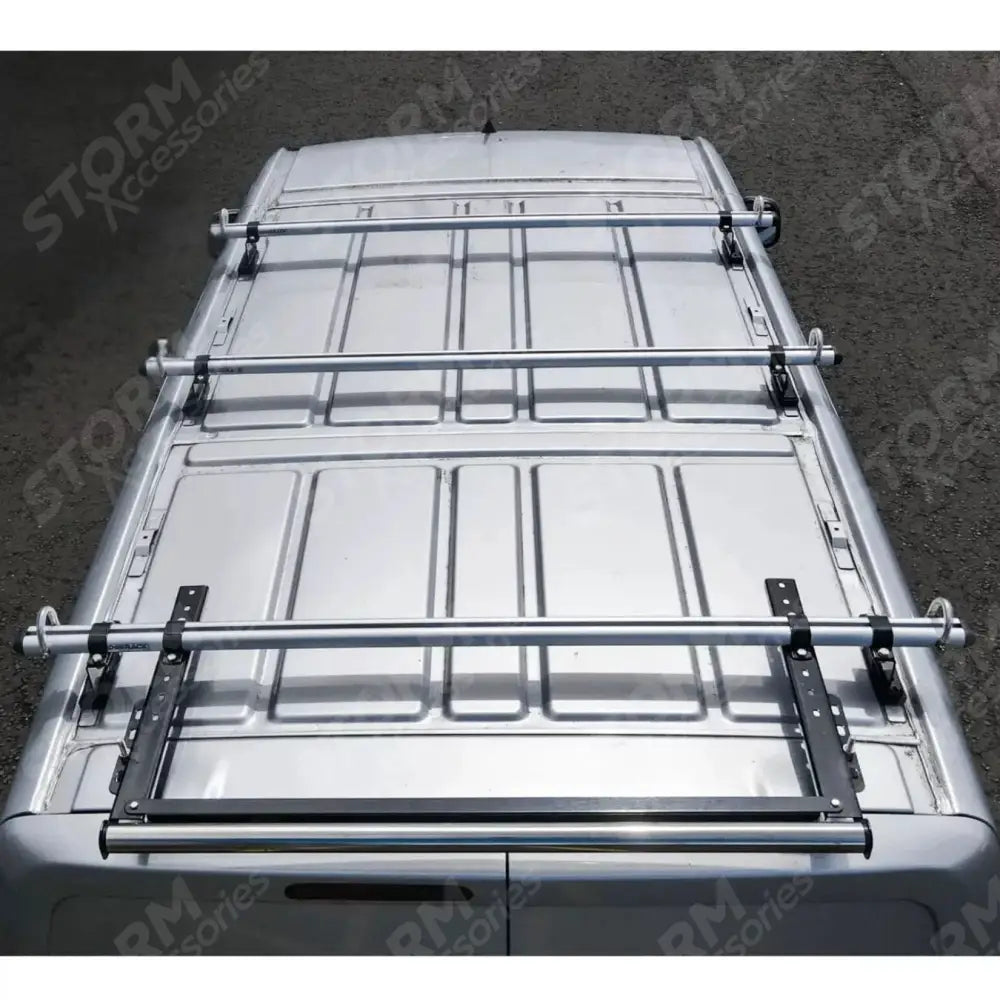 Vivaro 2019 On Multipack Ridgerack Silver Roof Rack Crossbars With Roller And Load Stops