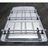 Vivaro 2019 On Multipack Ridgerack Silver Roof Rack Crossbars With Roller And Load Stops