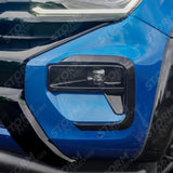 Volkswagen Amarok 2023+ Front Canard Loops V1 In Gloss Black