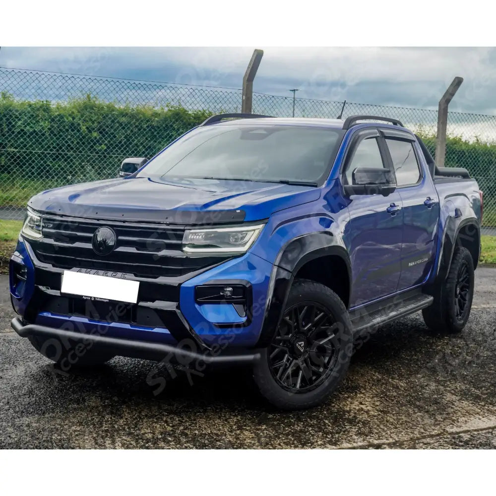 Volkswagen Amarok 2023+ Front Canard Loops V1 In Gloss Black