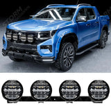 Volkswagen Amarok 2023+ Front Spotlight Mount Bracket Bar Black Choose Lazer Lamps