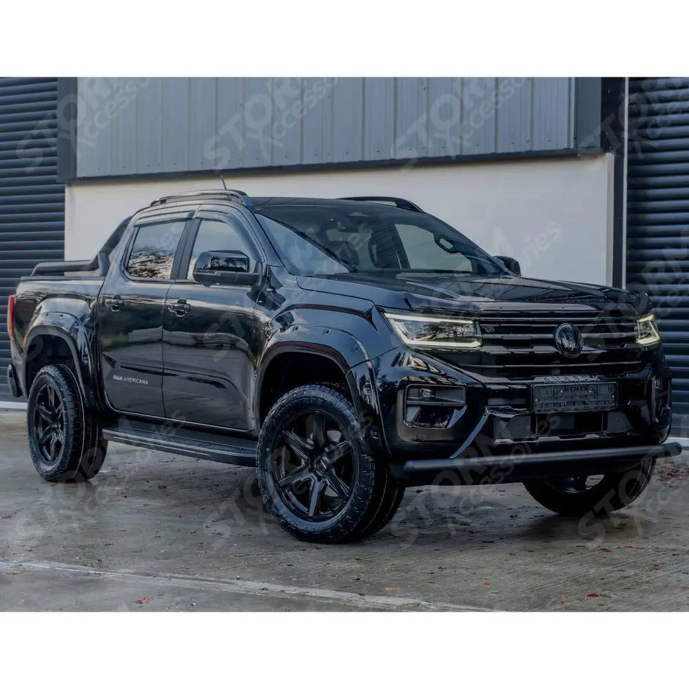 Volkswagen Amarok 2023 On Double Cab Egr Wheel Arch Kit Bolt Look Gloss Black Finish - 6 Pcs