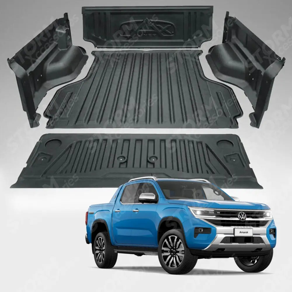 Volkswagen Amarok 2023 On Next Gen 5 Pc Anti-Slip Under Rail Load Bed Liner