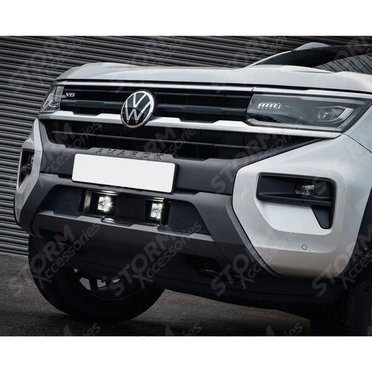 Volkswagen Amarok 2023+ Stealth LED Twin 3" Grill Integration Kit - 9,600 Lumens