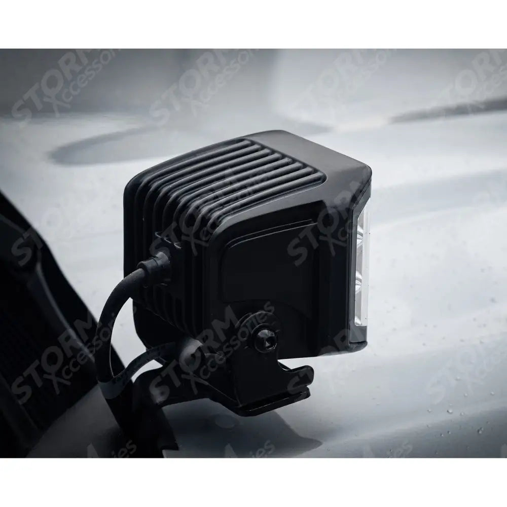 Volkswagen Amarok 2023+ Stealth LED Twin 4" Dark Force Bonnet Kit - 16,800 Lumens