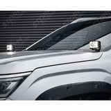 Volkswagen Amarok 2023+ Stealth LED Twin 4" Dark Force Bonnet Kit - 16,800 Lumens