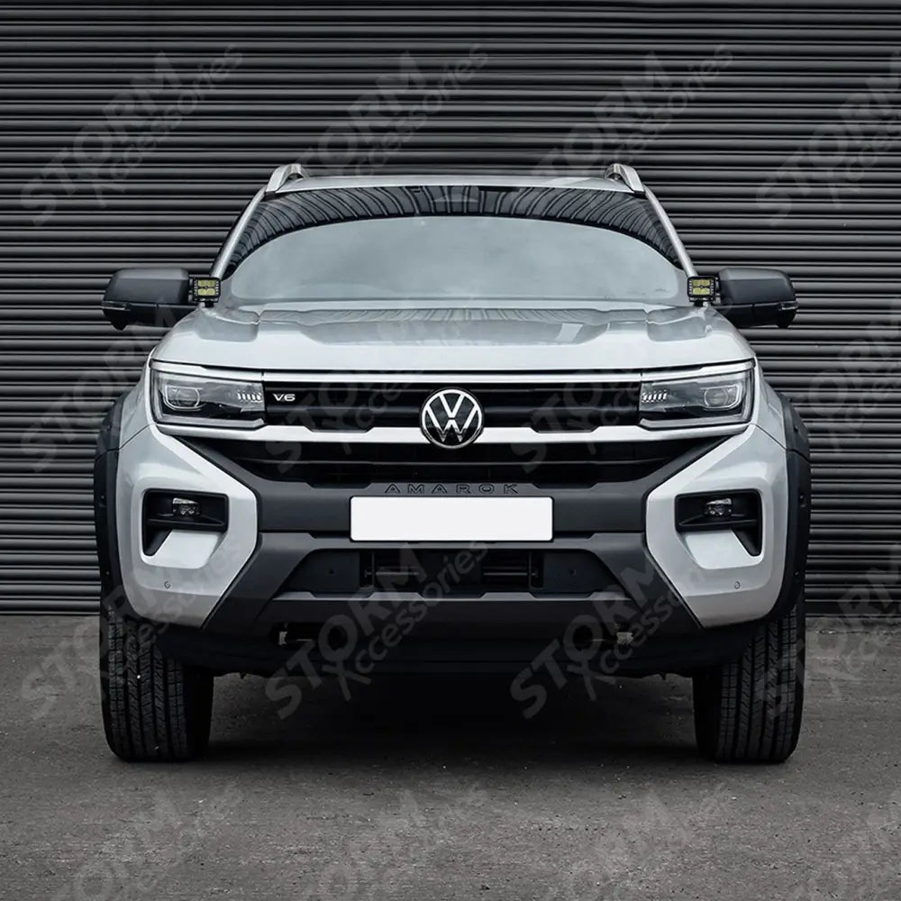 Volkswagen Amarok 2023+ Stealth LED Twin 4" Dark Force Bonnet Kit - 16,800 Lumens
