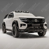 Volkswagen Amarok 2023+ Wide Trak Front Valance Splitter In Gloss Black