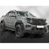 Volkswagen Amarok 2023+ Wide Trak Front Valance Splitter In Gloss Black