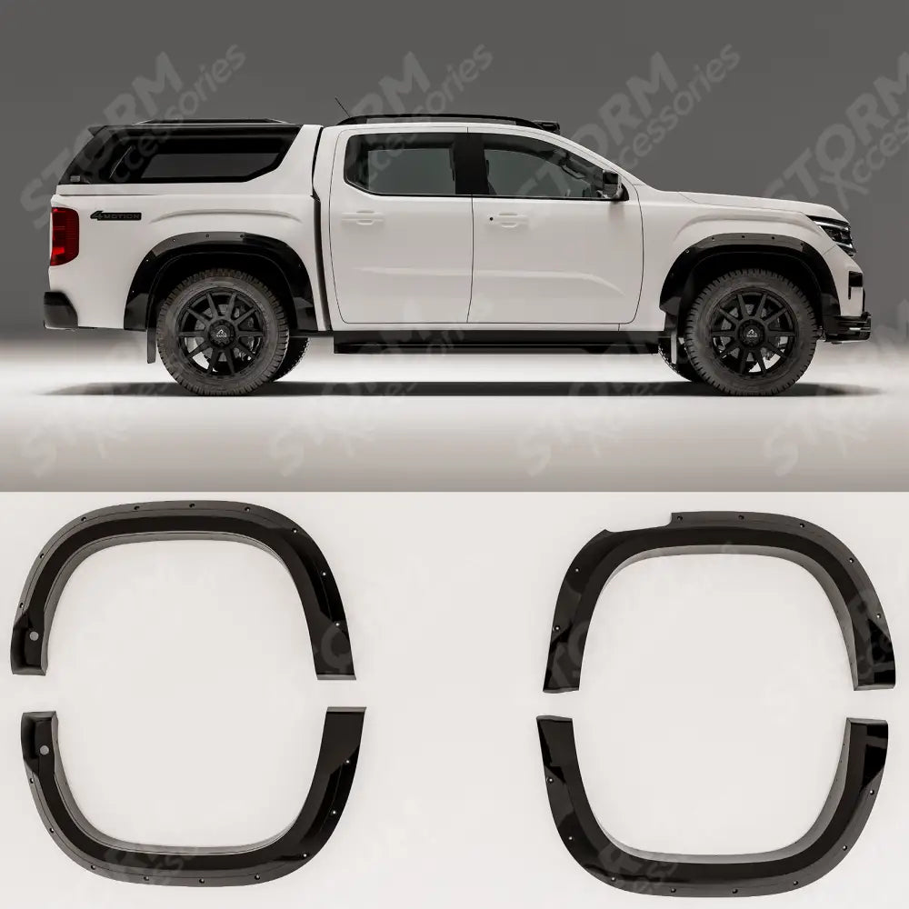 Volkswagen Amarok 2023+ Wide Trak Wheel Arch Set Gloss Black