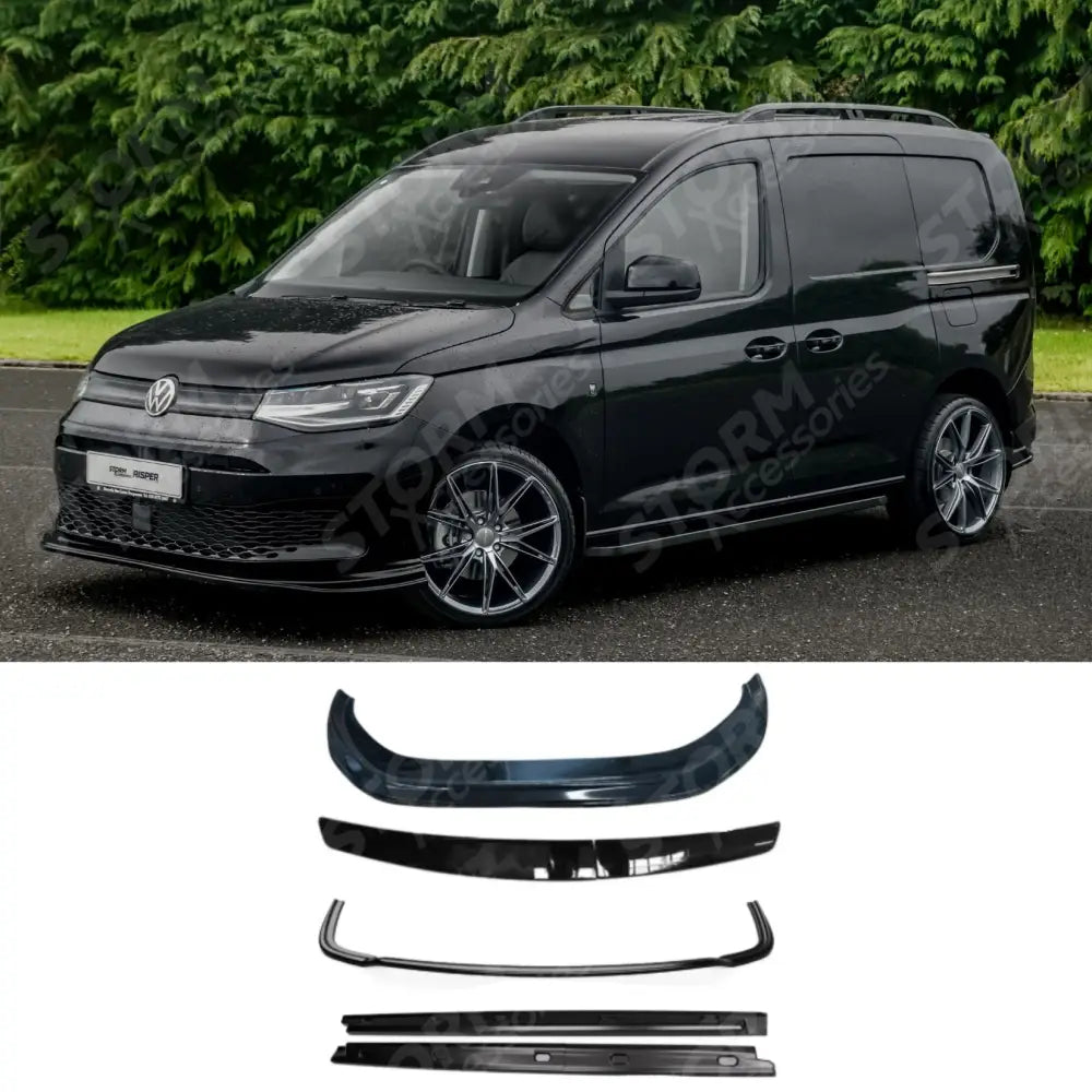 Volkswagen Caddy MK5 2021+ Body Kit In Gloss Black