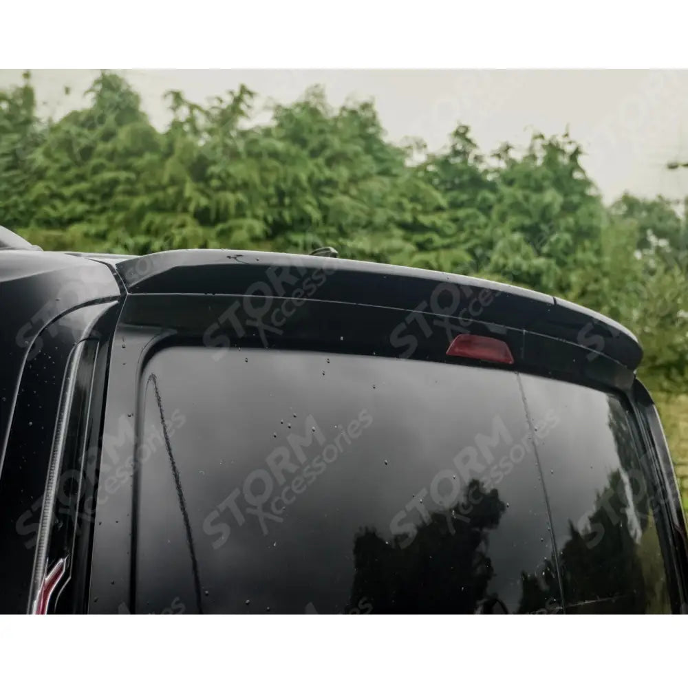 Volkswagen Caddy Mk5 2021+ Rear Spoiler Barn Door In Gloss Black