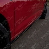 Volkswagen Caddy Mk5 2021+side Skirt Splitters Pair In Gloss Black