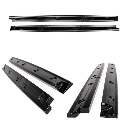 Volkswagen Caddy Mk5 2021+side Skirt Splitters Pair In Gloss Black
