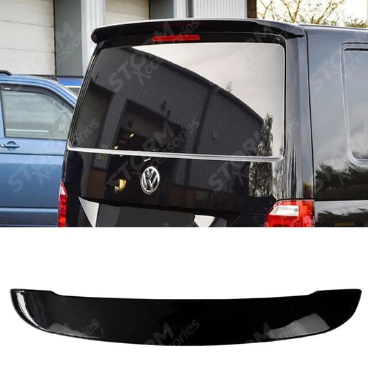 Volkswagen Transporter 2016-2024 Tailgate - Rear Spoiler - Gloss Black T6 T6.1