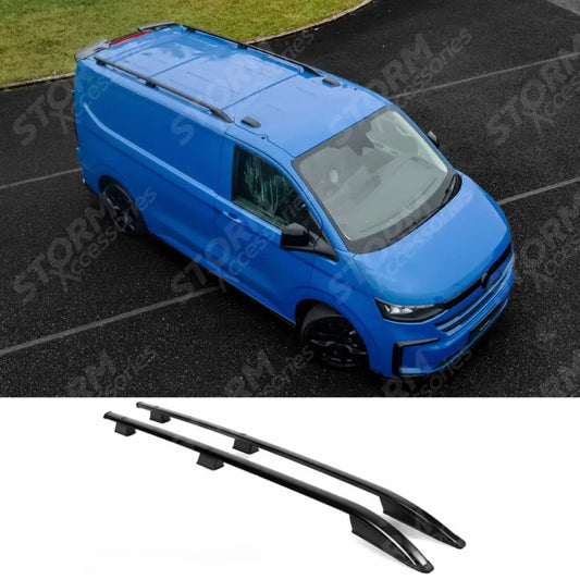 Volkswagen Transporter T7 2024+ SWB Sport Style Roof Rails In Black