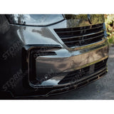 Volkswagen Transporter T7 2025 on Front Splitter Lip In Gloss Black