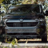 Volkswagen Transporter T7 2025 on Front Splitter Lip In Gloss Black
