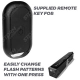 Volkswagen Transporter T7 2025 on Luminex Roof Light Pod With Amber Strobe Gloss Black