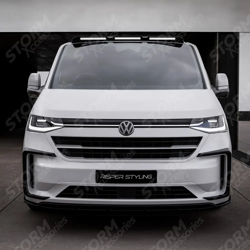 Volkswagen Transporter T7 2025 on Luminex Roof Light Pod With Amber Strobe Gloss Black