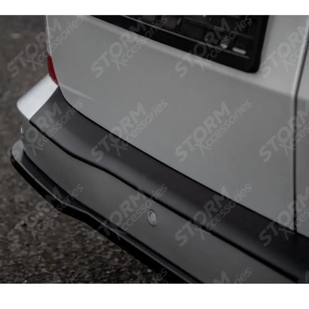Volkswagen Transporter T7 2025+ Rear Bumper Protector Black Matte Texture Barn Door